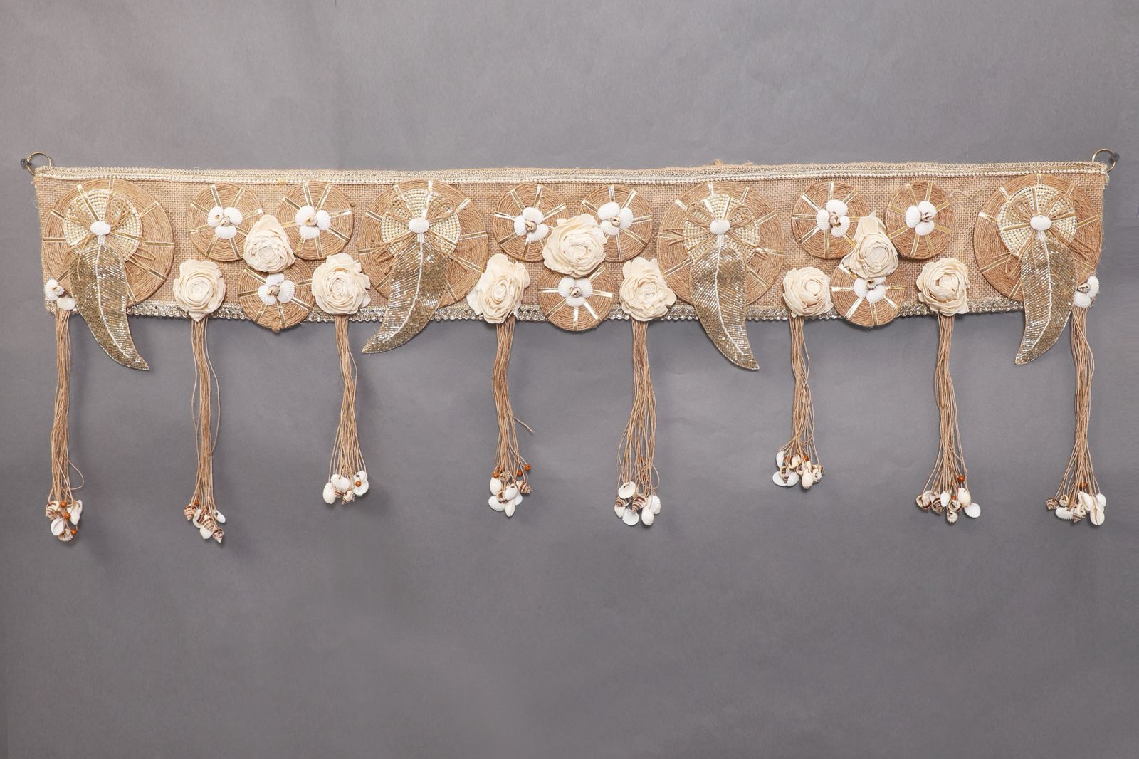 Ivory Elegance Floral Toran