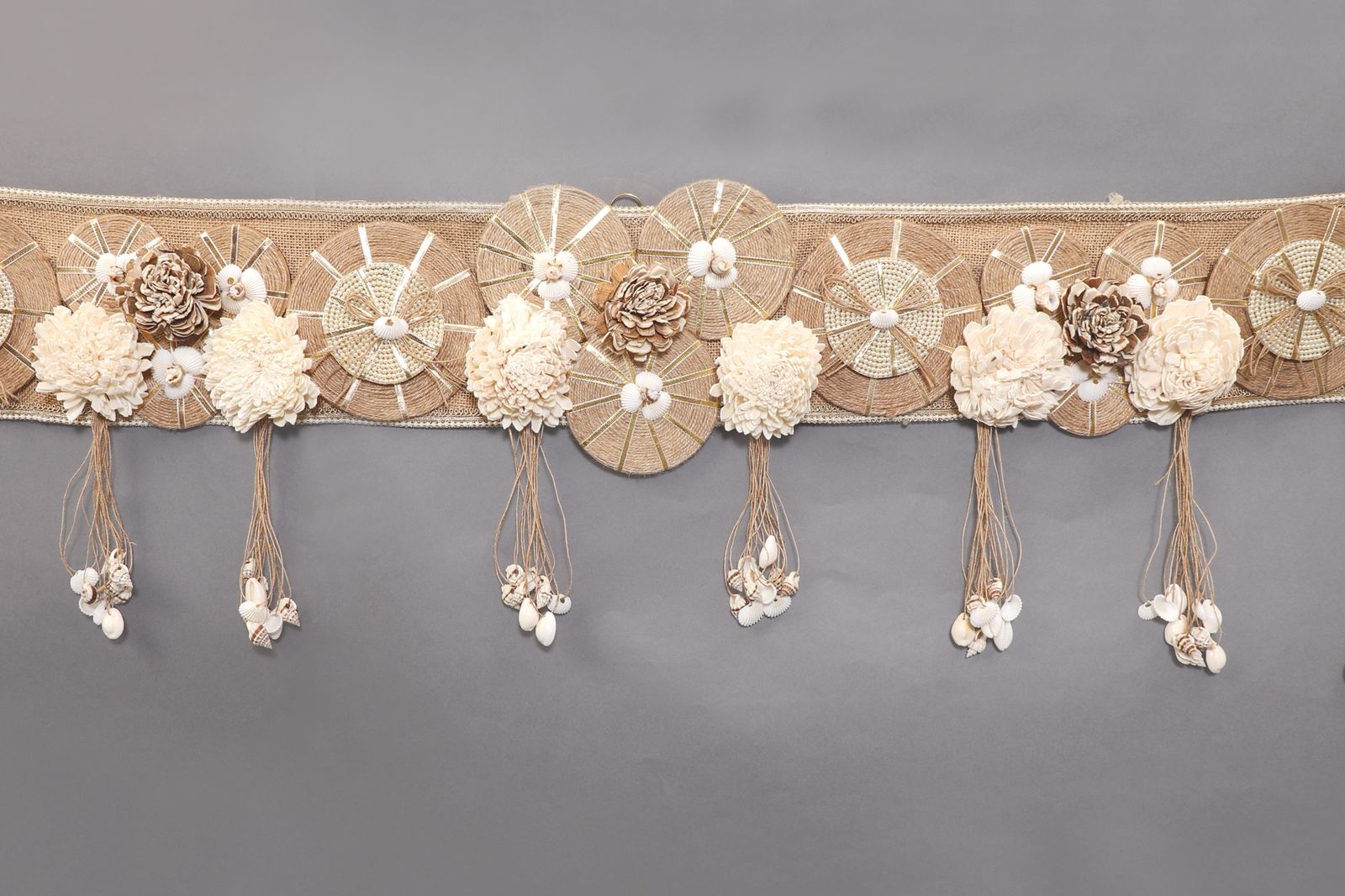 Rustic Ivory Floral Toran