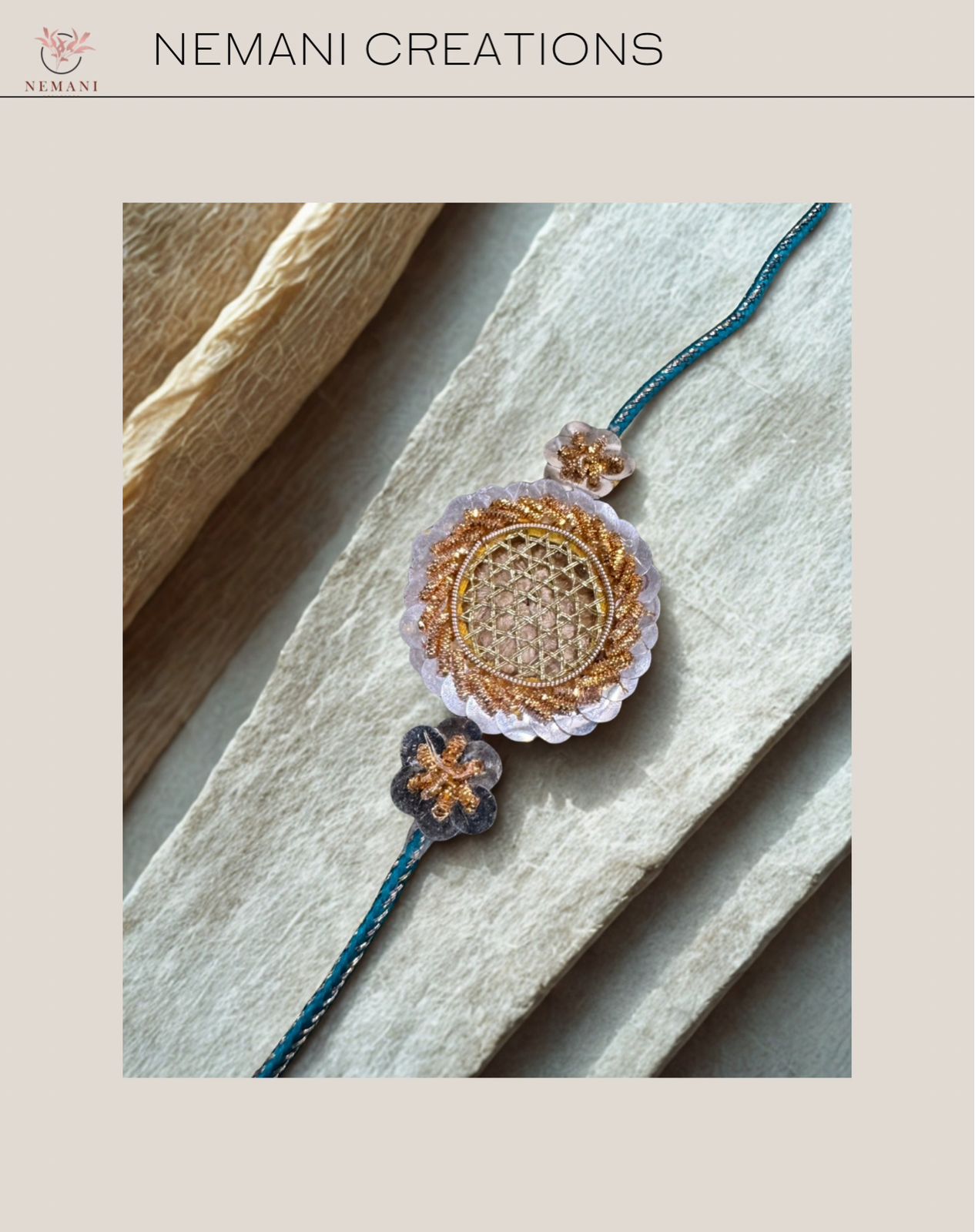 Mandala Bloom Rakhi