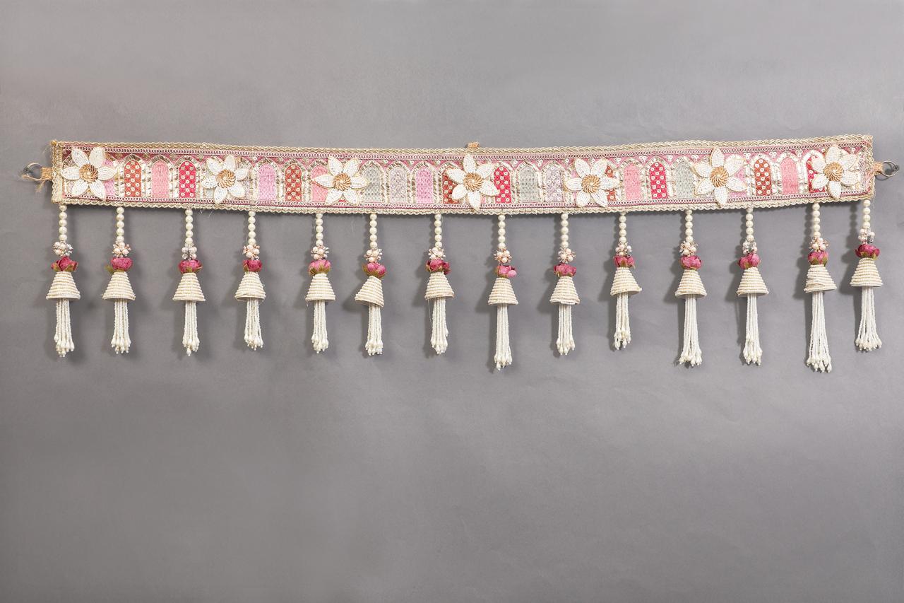 Floral Arch Pearl Toran