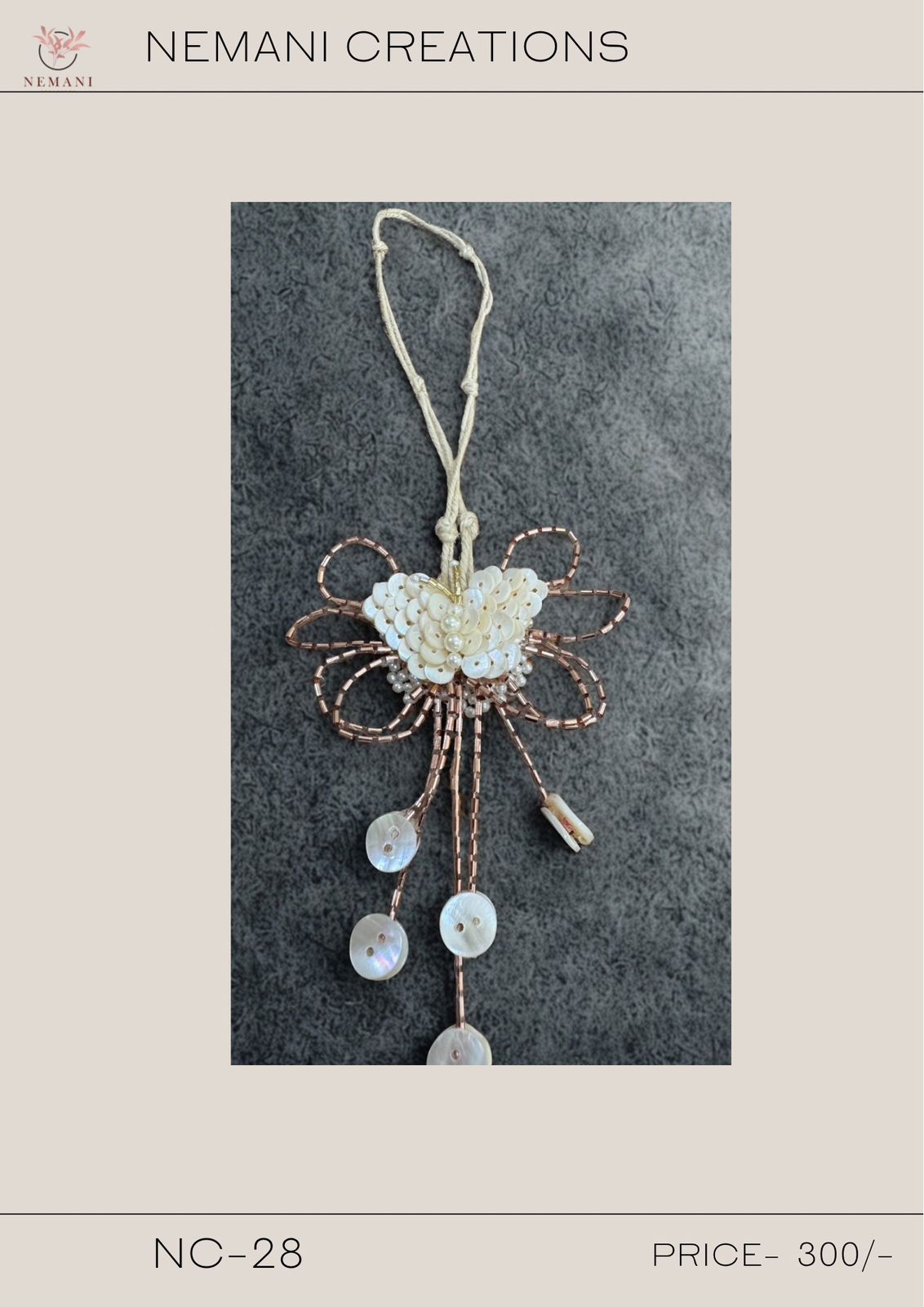 Wirework Butterfly Lumba