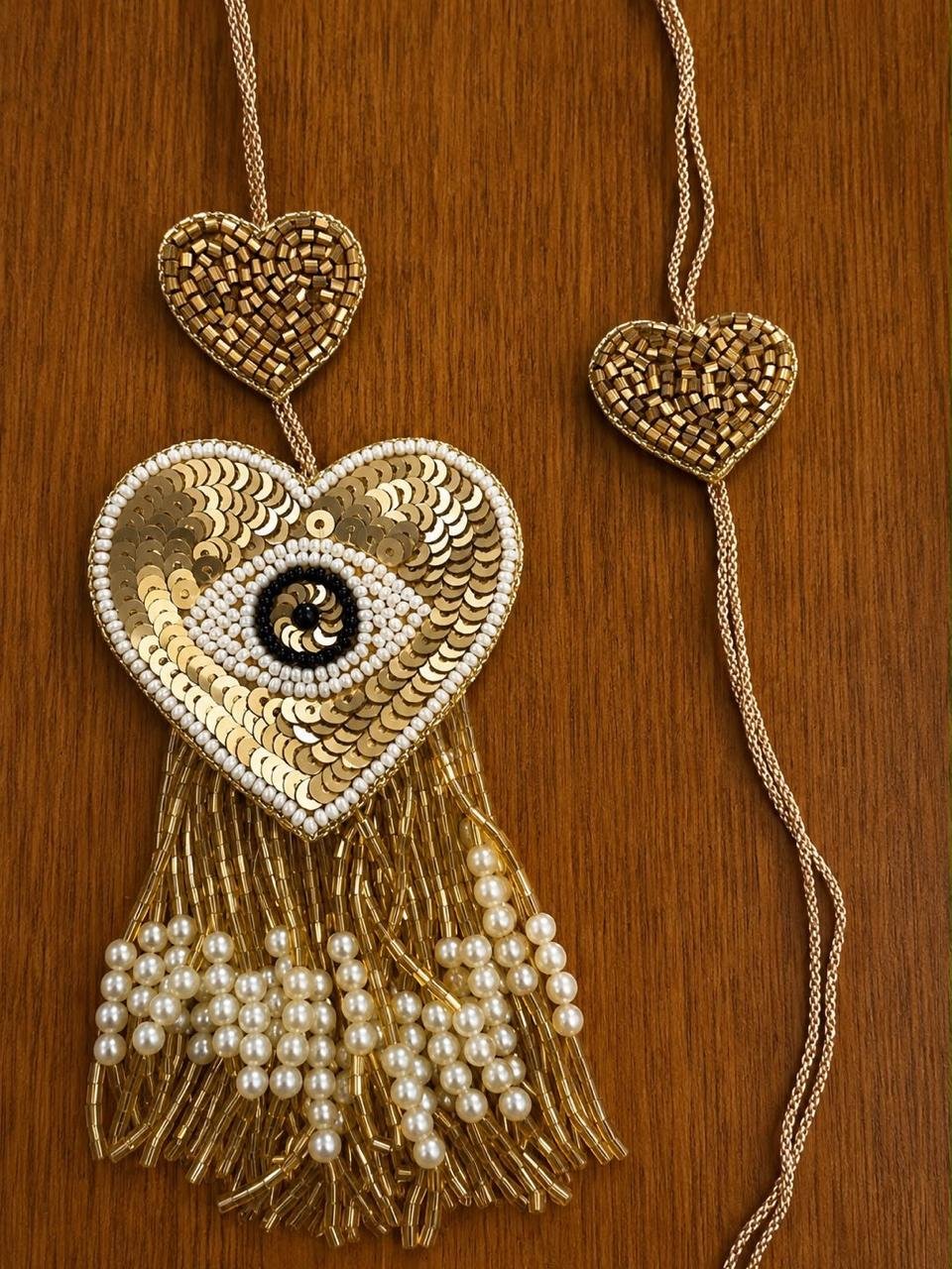 Nazar Na Lage Heart Rakhi set